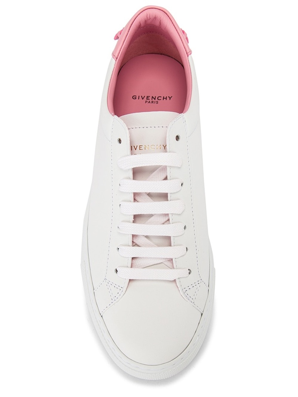 Givenchy Urban Street Low White Pink Leather Sneakers Size UK 37 US 7